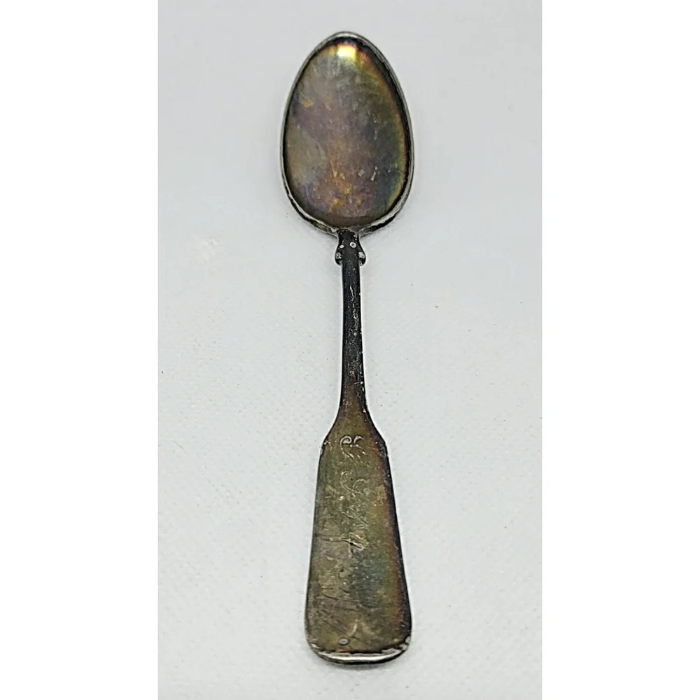 Vintage WMA Rogers A1 Silver Plated Engraved Spoon